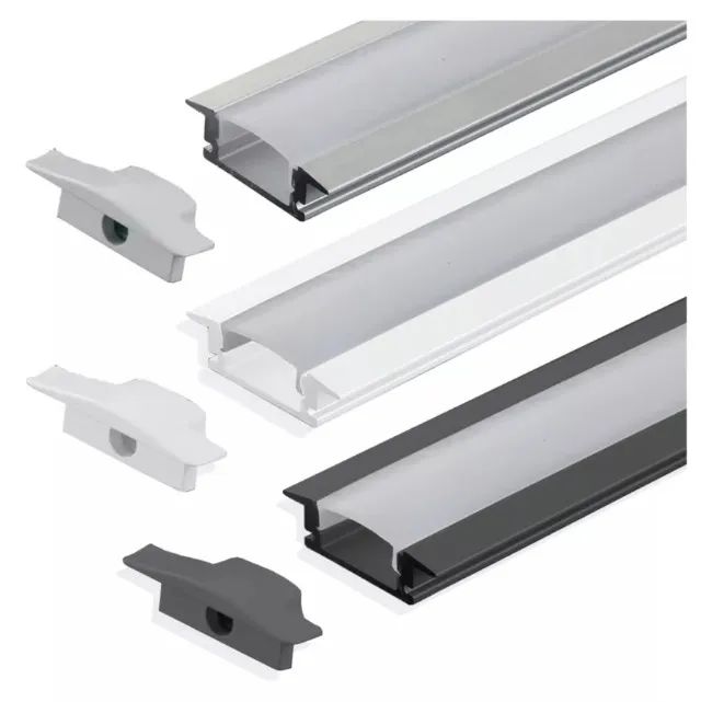 Kit Perfil De Led Slim P/ Embutir Gesso Marcenaria 45 Metros (tudo por 600,00) - Foto 3