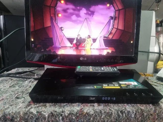 Dvd Player Sony BLU-RAY 3d S4100 (Usado funcionando perfeitamente. Com Controle Remoto  - Foto 3