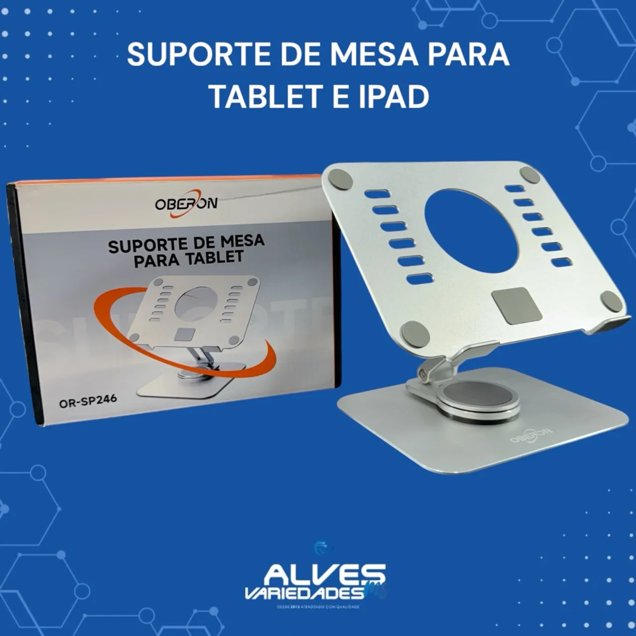 Suporte de Mesa para Tablet e iPad - Novo