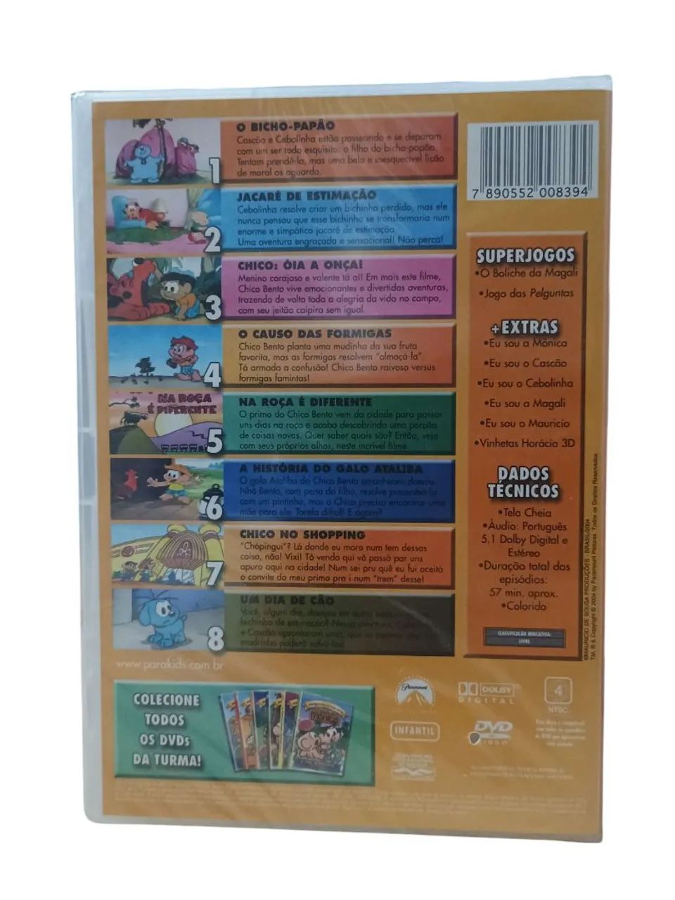 DVD Turma da Mônica - Bicho-Papão e Outras Histórias - CDs, DVDs