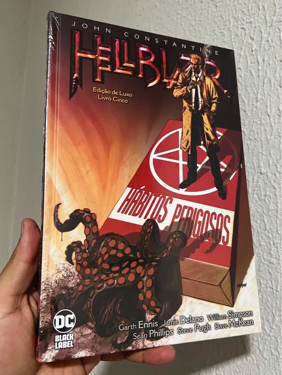 John Constantine Hellblazer edição de luxo 1 ao 7 capa dura lacradas  - Foto 6