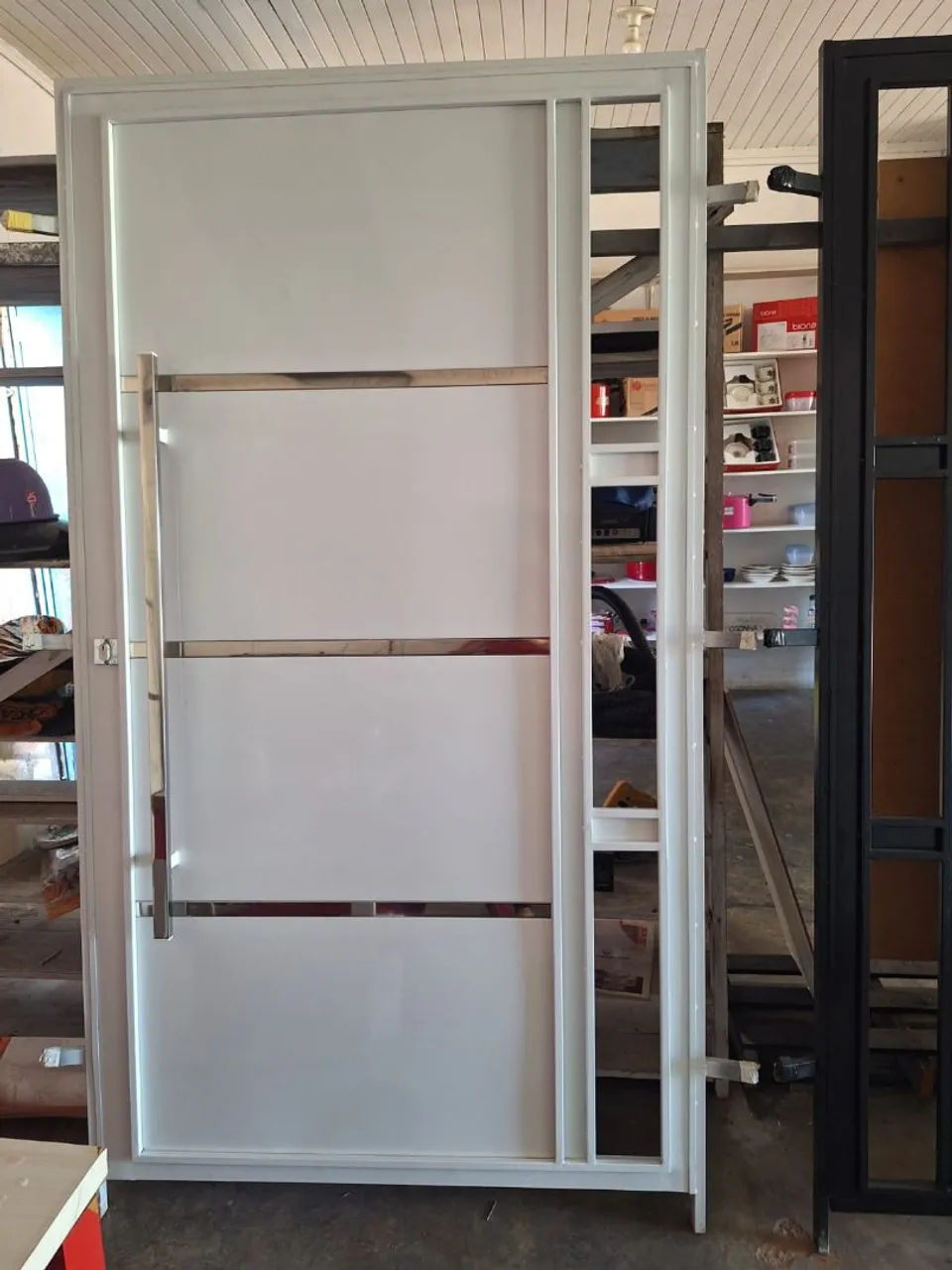 Portas galvanizada de Alta segurança e durabilidade 