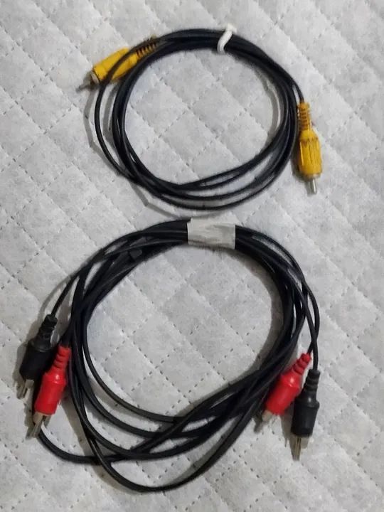 Cabos RCA para Áudio, Vídeo e Cameras Usados - Foto 4