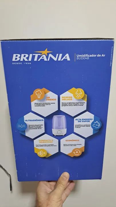 Umidificador de Ar Britânia BUD04B - 4,8 Litros - Foto 2