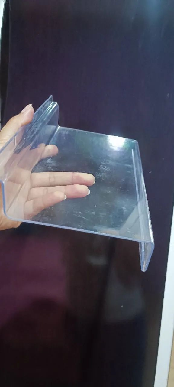 Suporte de acrílico, suporte para painel canelado  - Foto 3