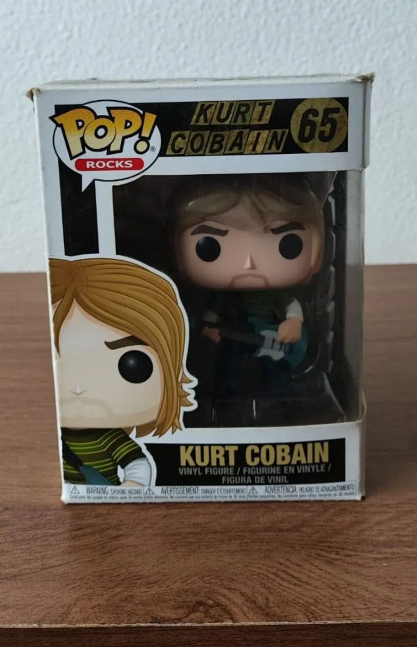 Funko Pop Kurt Cobain 65 Peça Rara