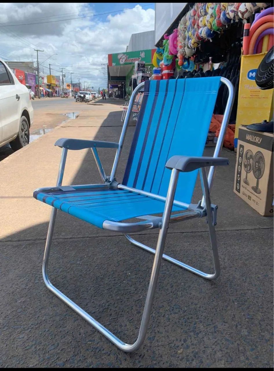 Cadeira de Camping dobrável da marca Tramontina ?suporta até 110kg  - Foto 2