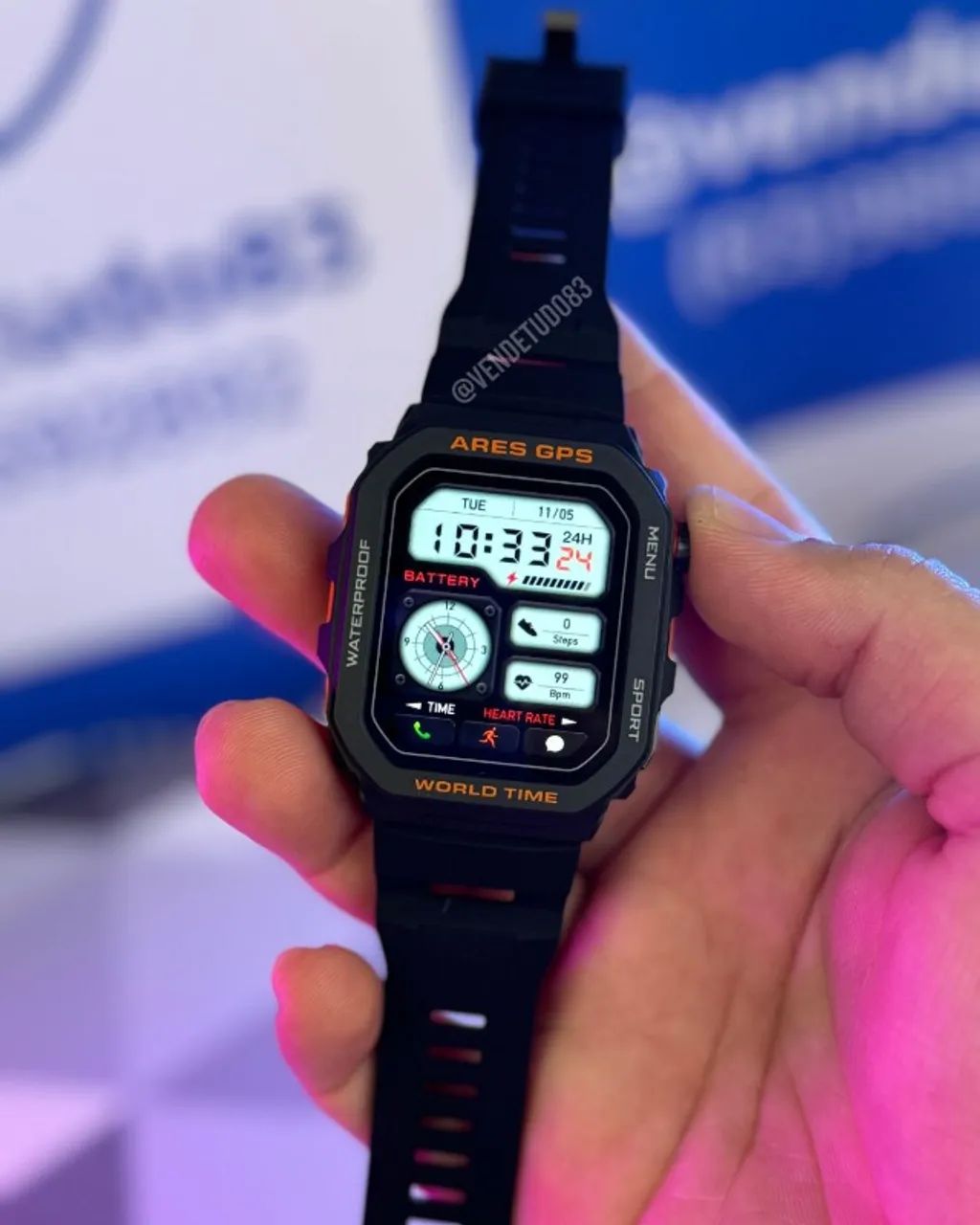 Smartwatch Zeblaze Ares Gps, assistente de voz, 3atm, assitente de voz   - Foto 5