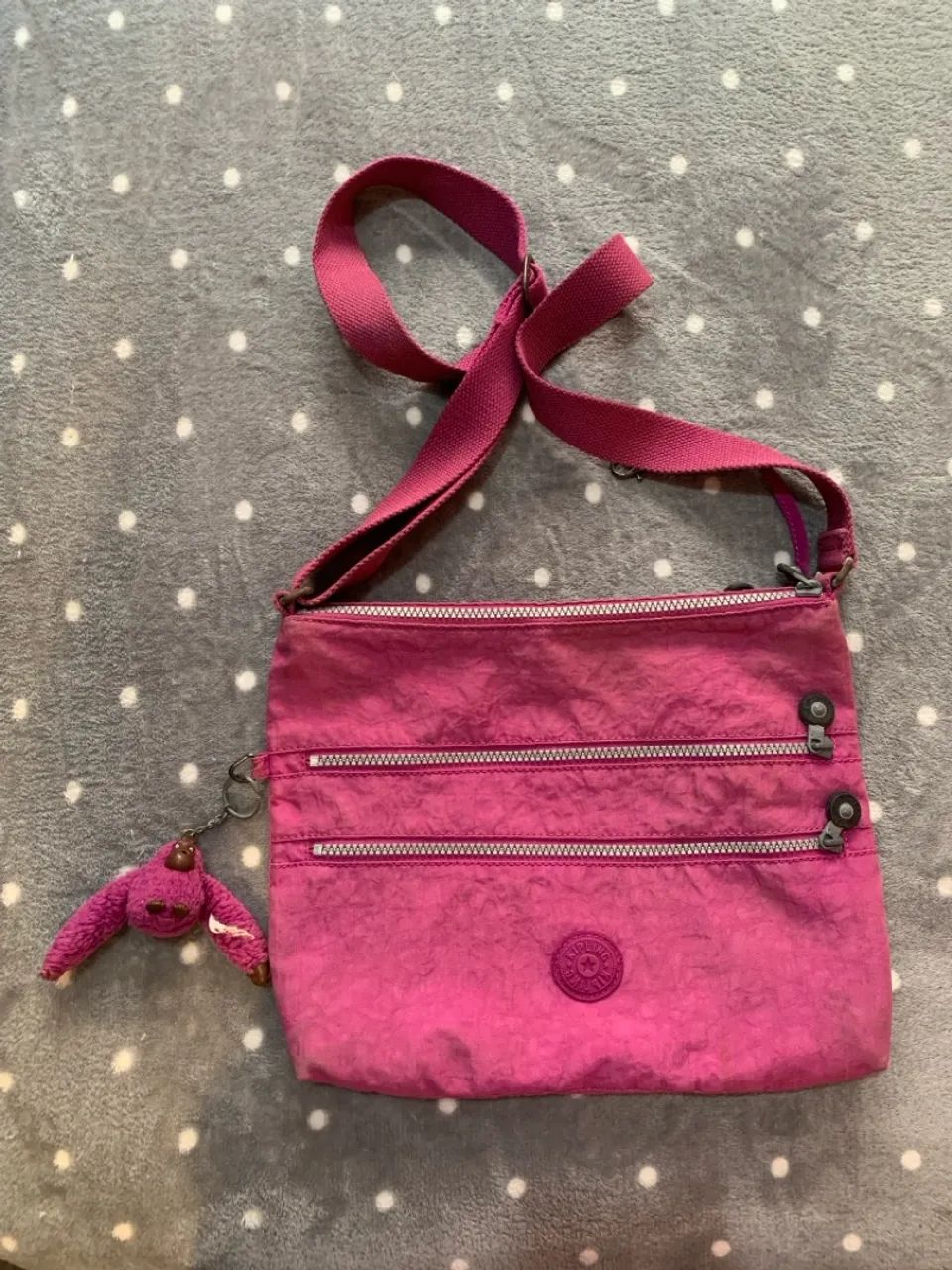 Bolsa rosa Kipling original 