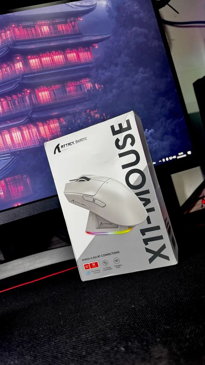 Attack Shark X11 com Dock de Carregamento - Lacrado - Foto 2
