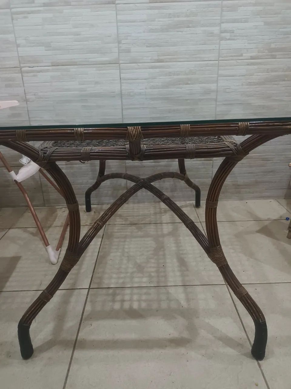 Mesa vidro 6 lugares  - Foto 2