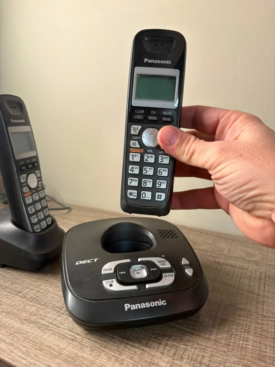 Telefone Sem Fio Panasonic DECT 6.0 com Ramal e Secretaria Eletrônica - Foto 4