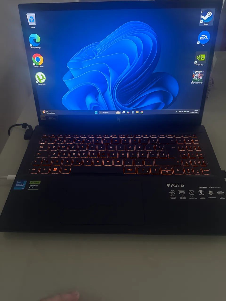 Notebook gamer Acer 