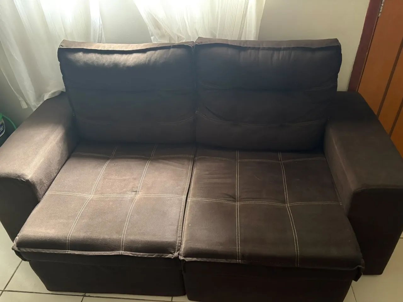 Sofá reclinável 2 lugares