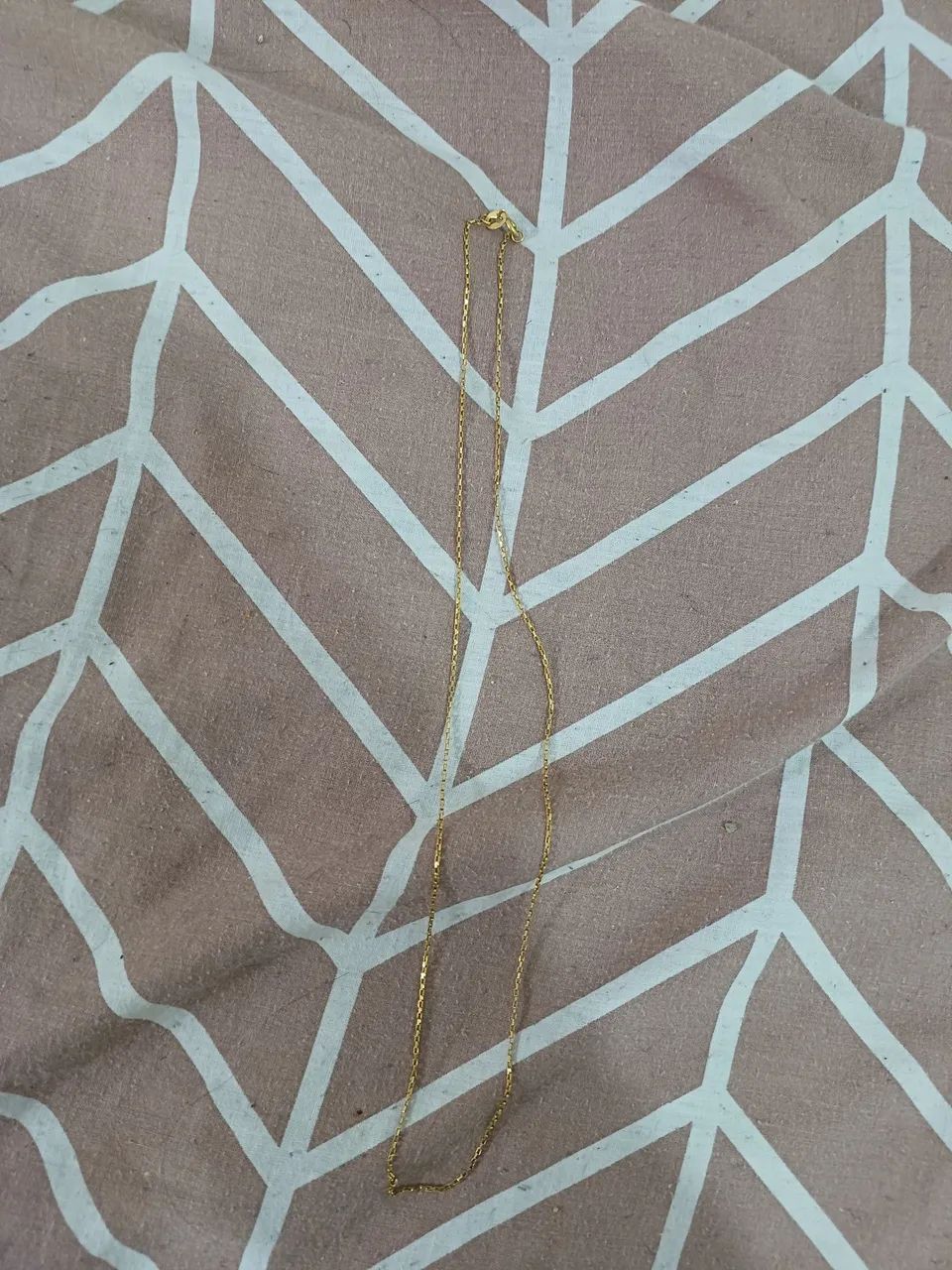 Cordão banhado a ouro 