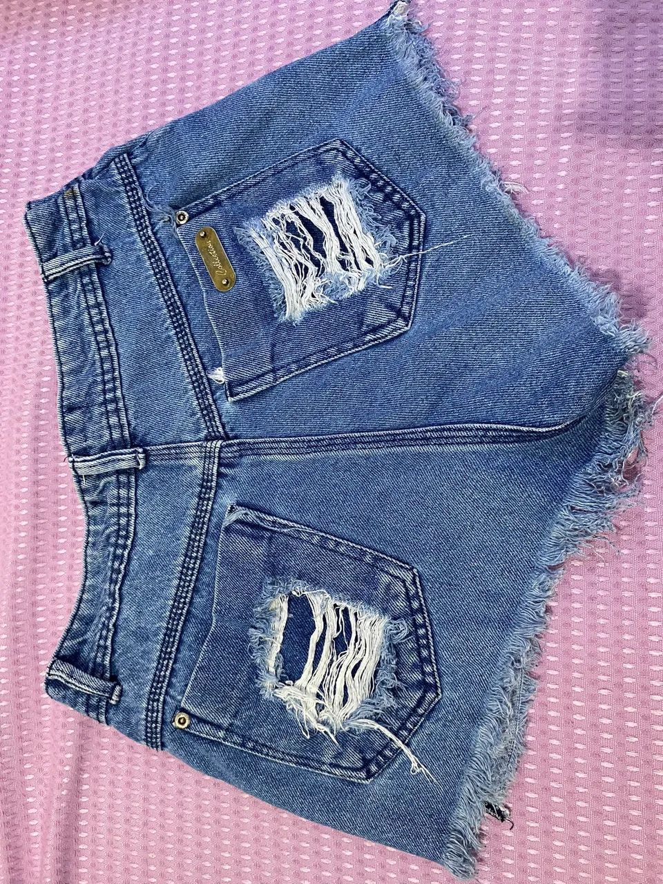 Kit 2 shorts jeans tam.36 - Foto 4