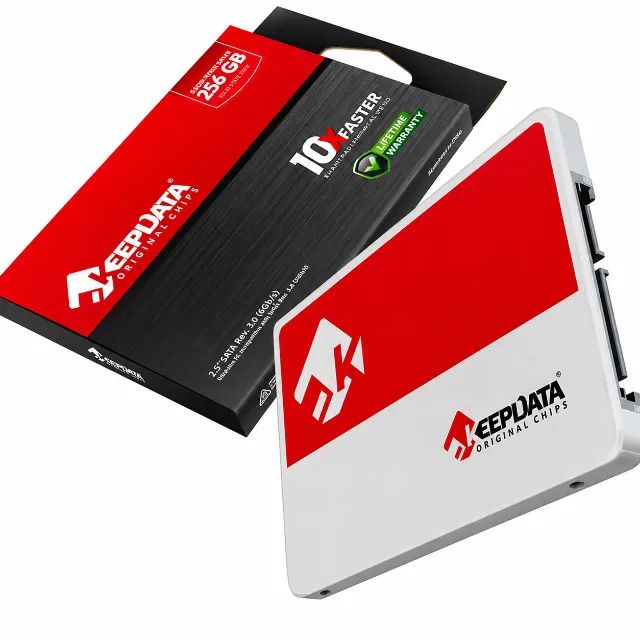 SSD KeepData 256GB SATA III 2.5 SSD Interno Alta Velocidade PC Notebook Gamer HDs pode ret