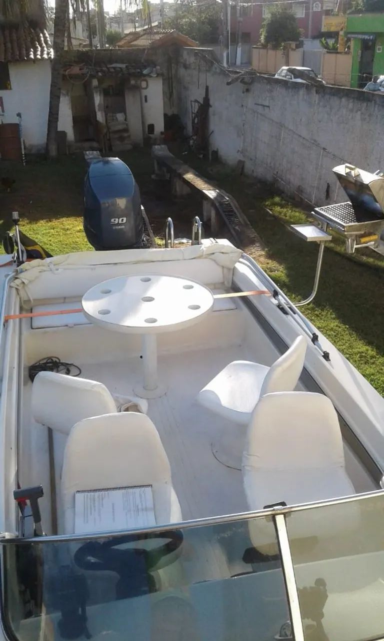 LANCHA PRONTA PARA SERVIÇO OU LAZER. - Foto 5