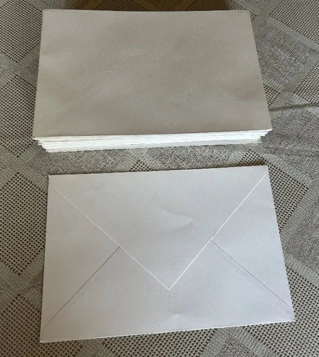 KIT COM 95 ENVELOPES BRANCOS - Foto 4
