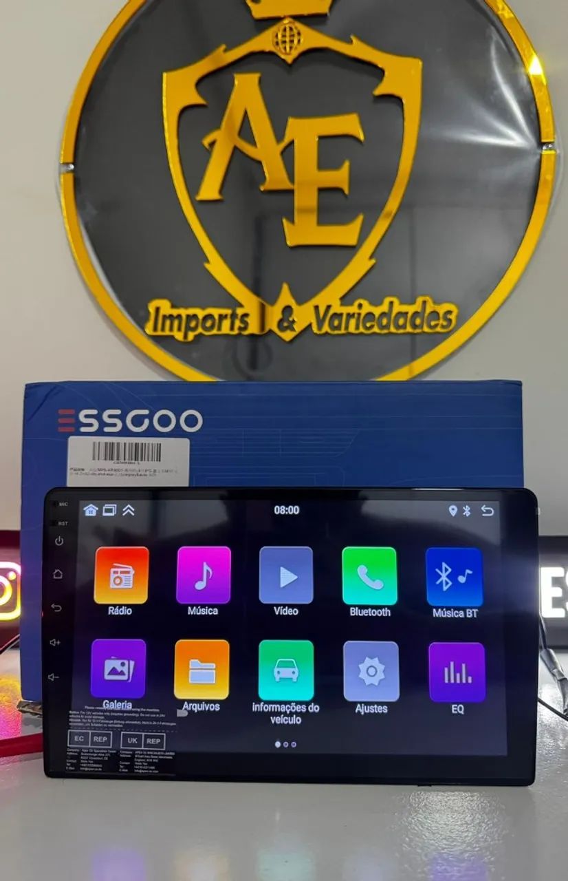 multimidia 9p android com carplay - Foto 4