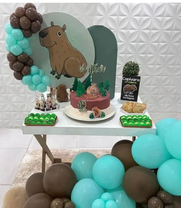 Decoração de festa na mesa e pegue e monte - Foto 3