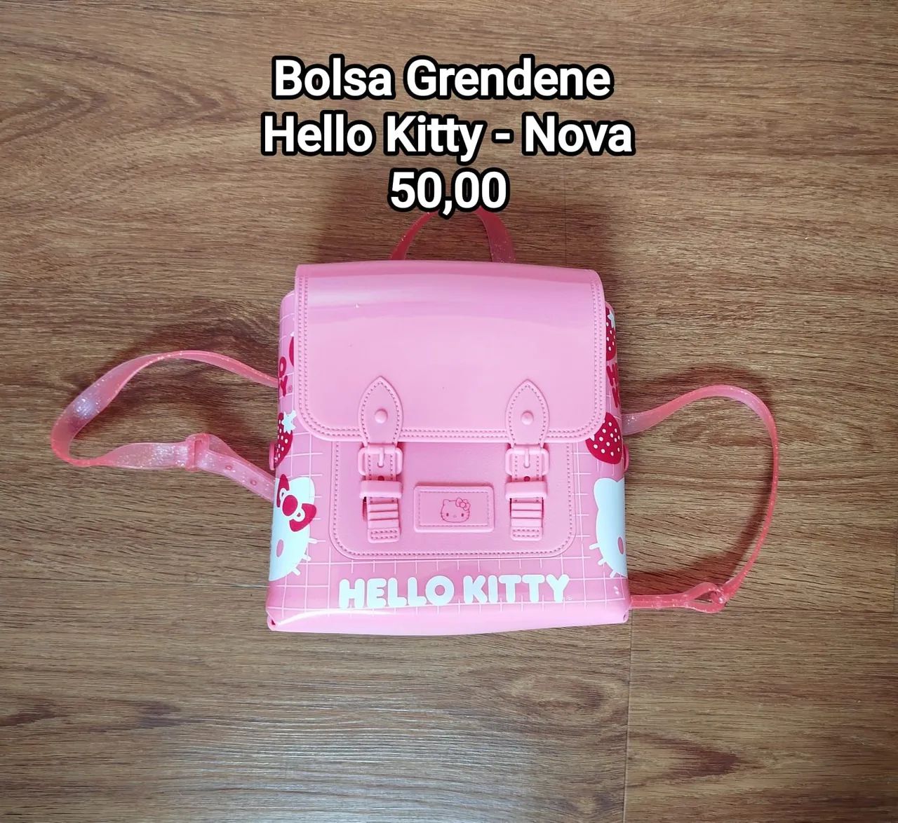 Mochila Pequena Hello Kitty Grendene Kids Nova