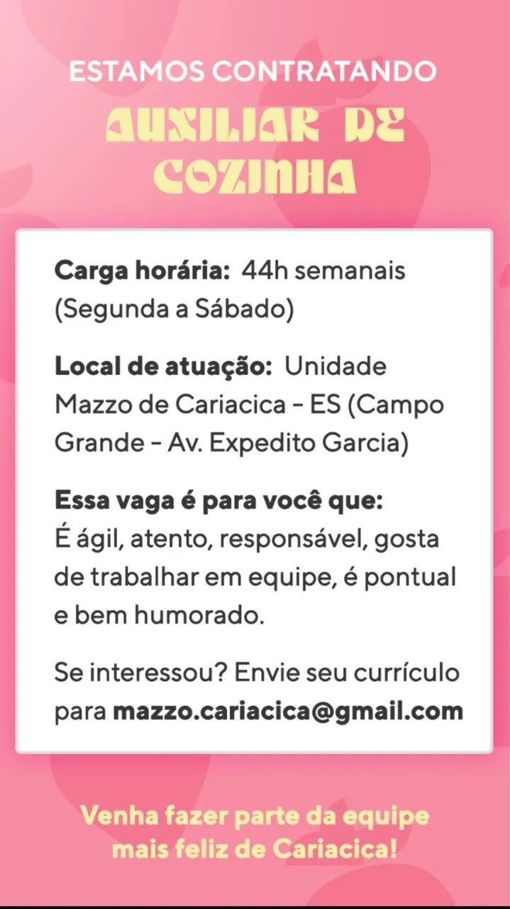 Auxiliar de Cozinha  - Foto 2
