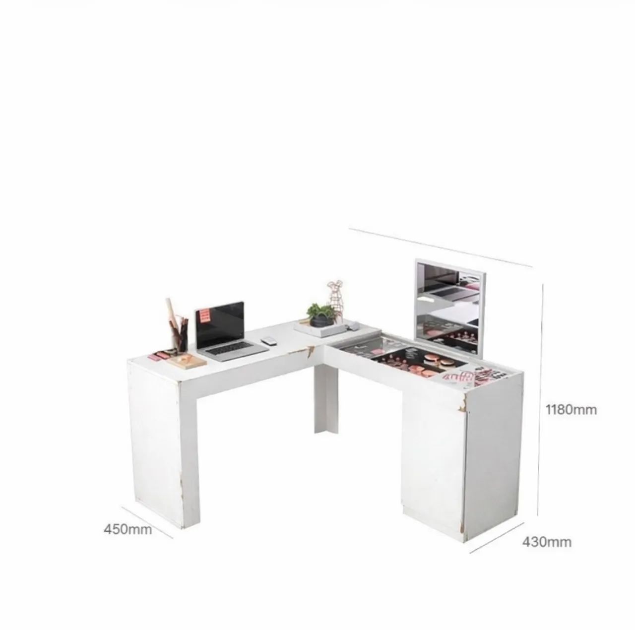  É só penteadeira com escrivaninha  - Foto 4