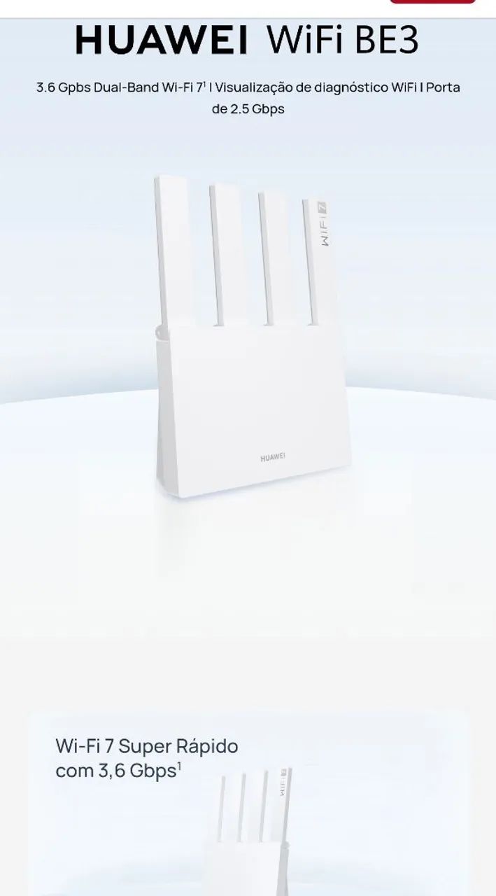 Roteador wifi 7 Huawei be3 - Foto 2