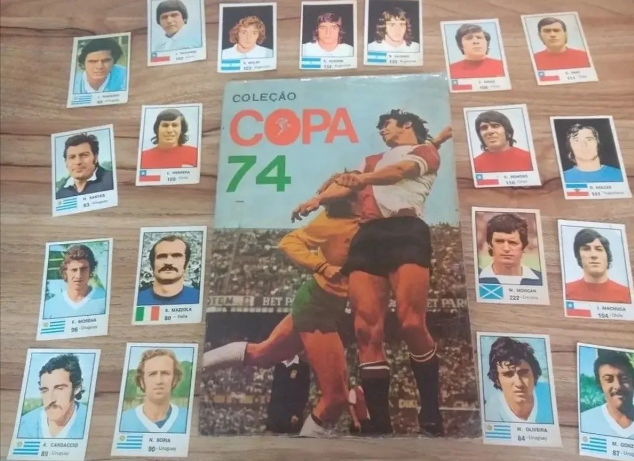 Figurinhas Álbum Copa 1974