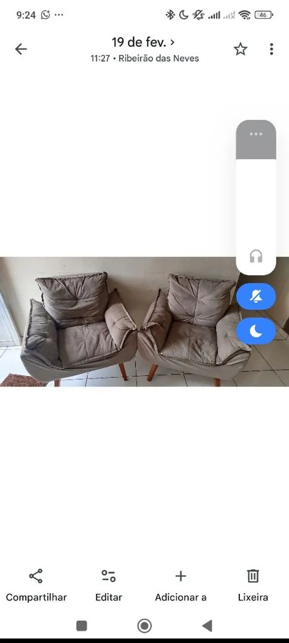 Poltronas Lindas kit com 2 - Foto 3