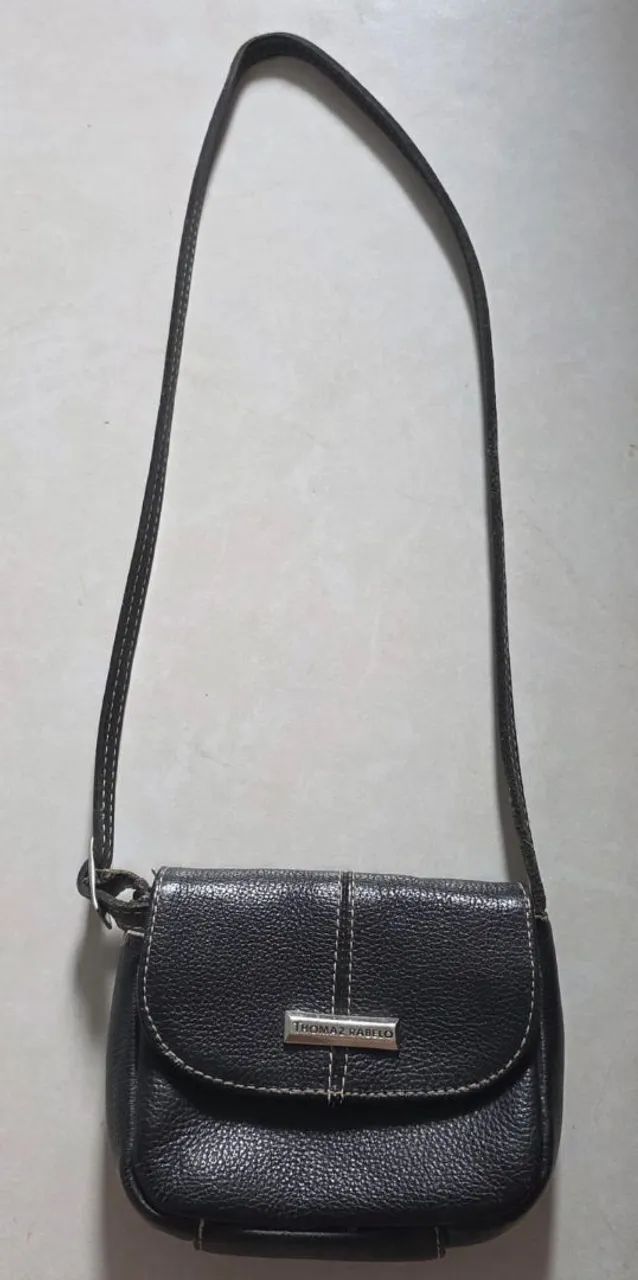 Mini bolsa infantil couro legítimo