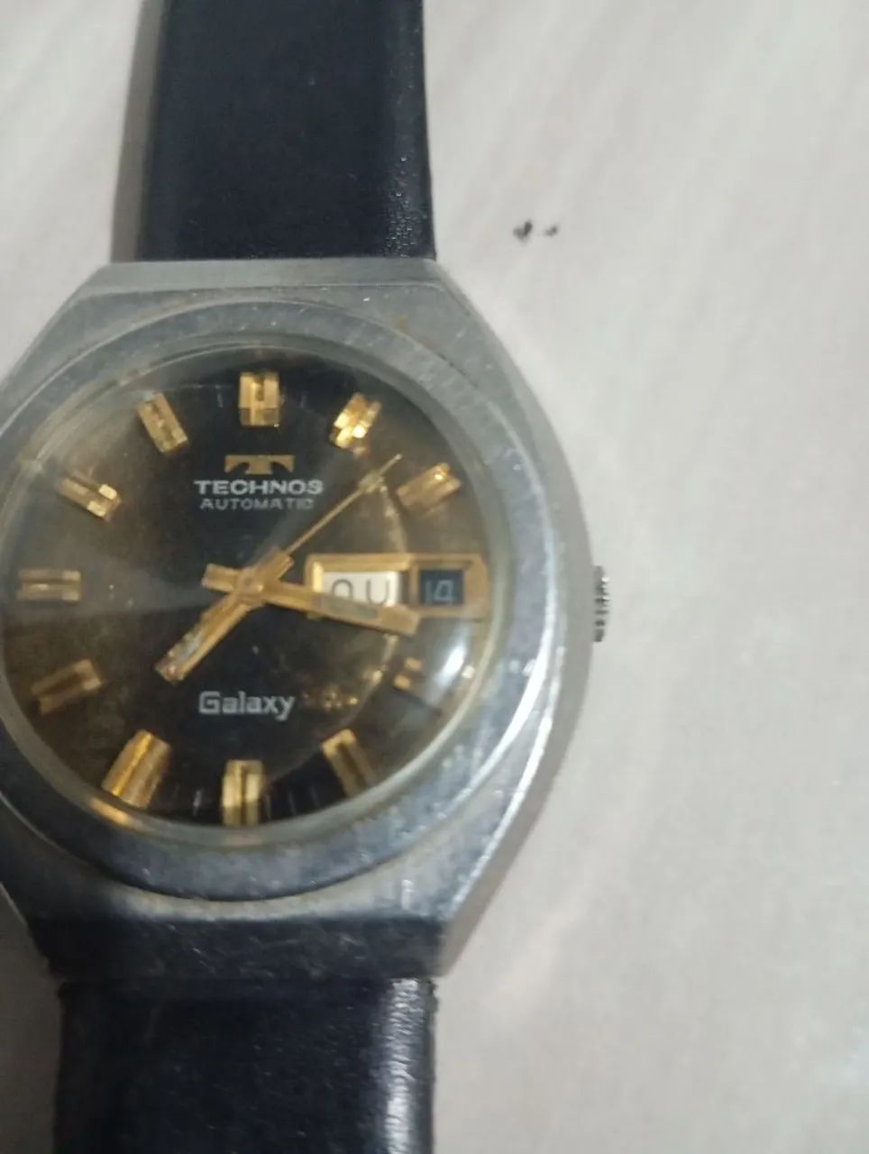 Relógio Tecnos Galaxy Automático Masculino Antigo funcionando 