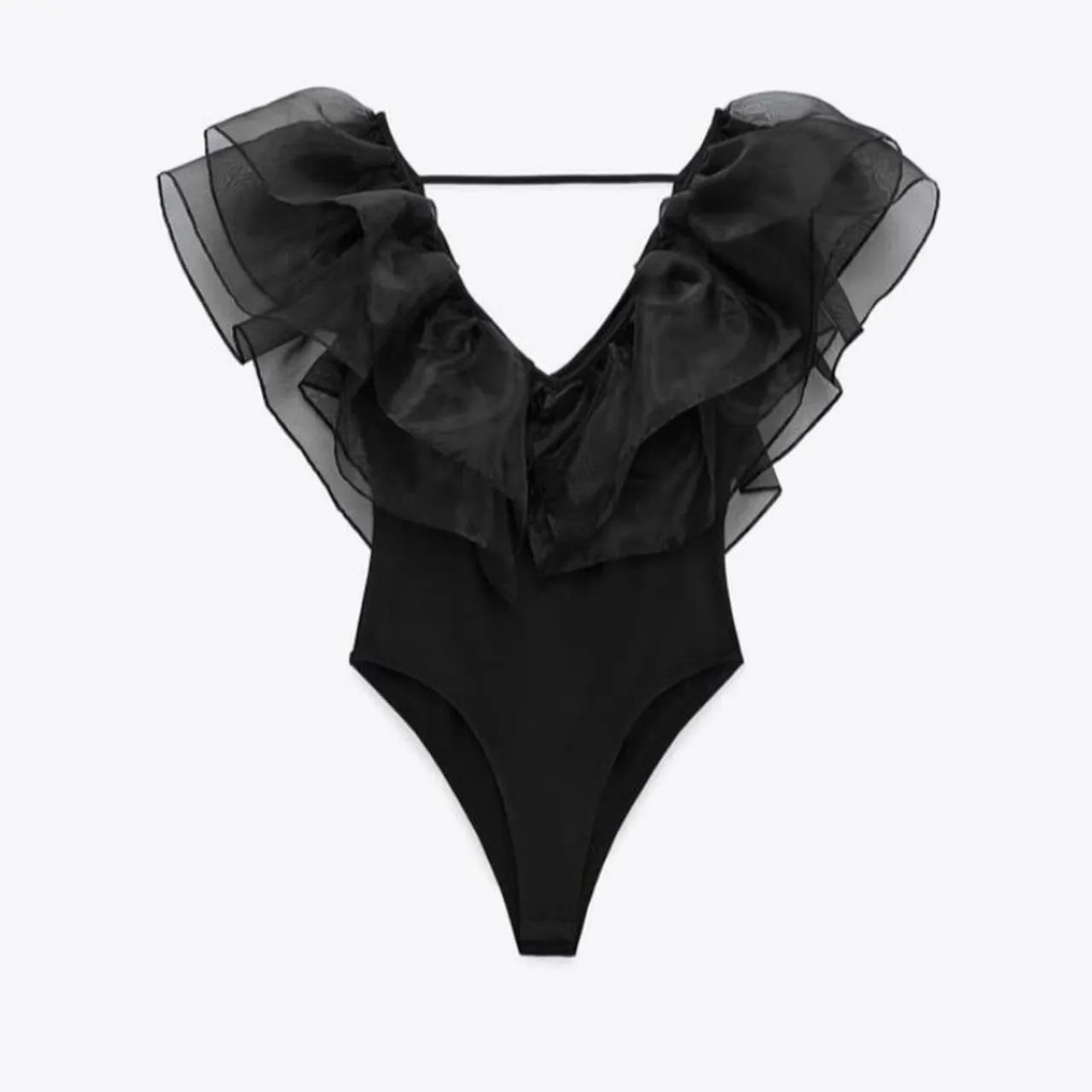 body zara babados organza  - Foto 3