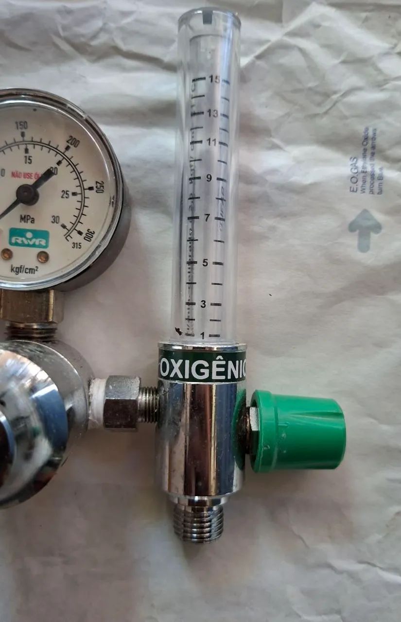regulador de pressão de oxigênio medicinal - Foto 3