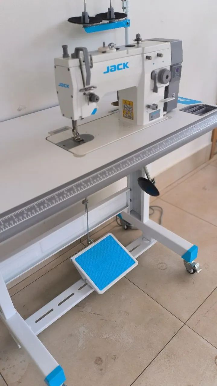 Máquina de costura Jack reta e zigzag industrial  - Foto 4