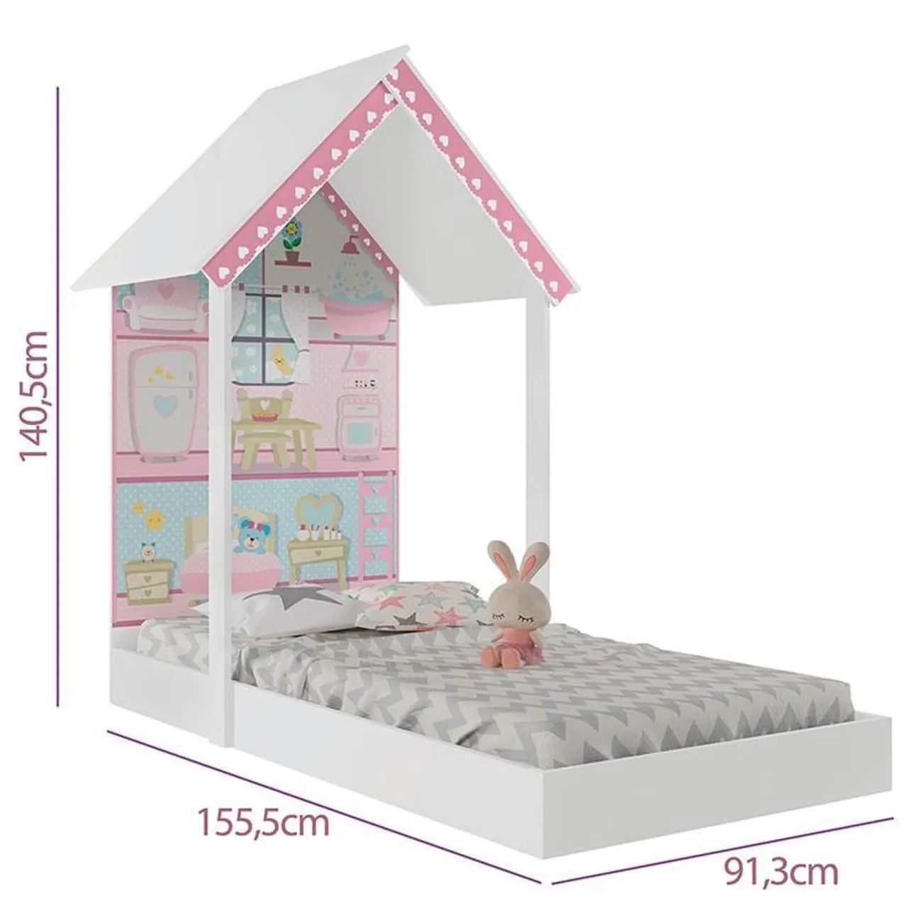 Mini Cama Casinha Montessoriana - Linda e Conservada - Foto 2