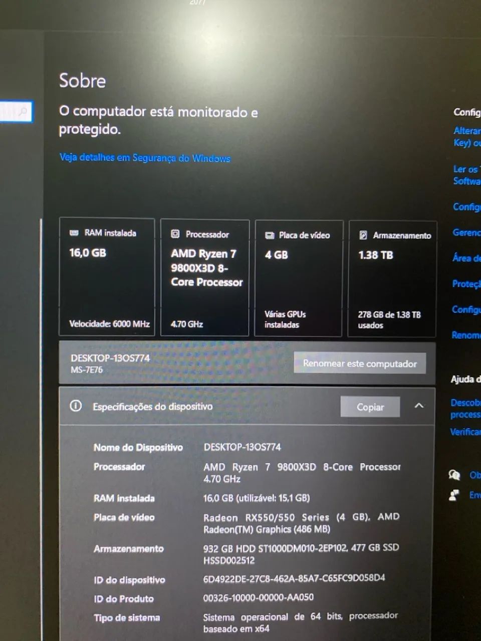 Vendo Setup Completo DDR5 Full White - Foto 2