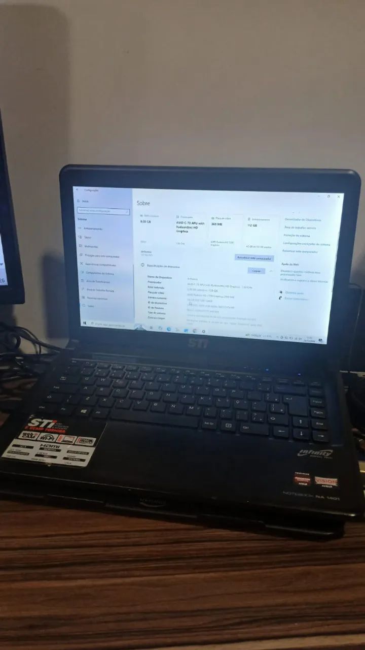 NOTEBOOK STI, PRA SAIR LOGO