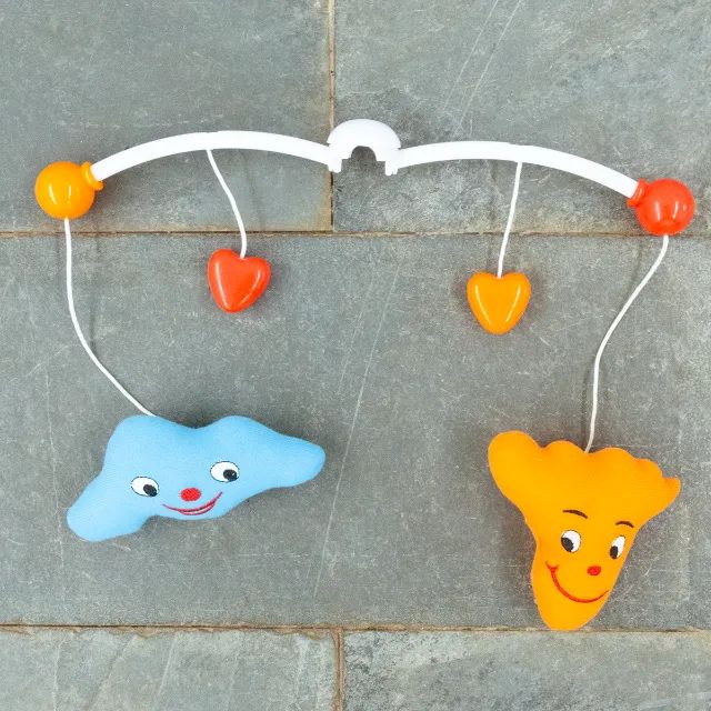Mobile Musical Giratório Infantil para Berço Sol Braskit - Foto 5