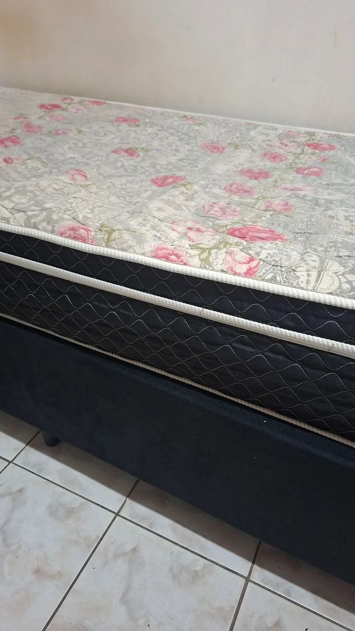 Cama box + colchão solteiro - Foto 4