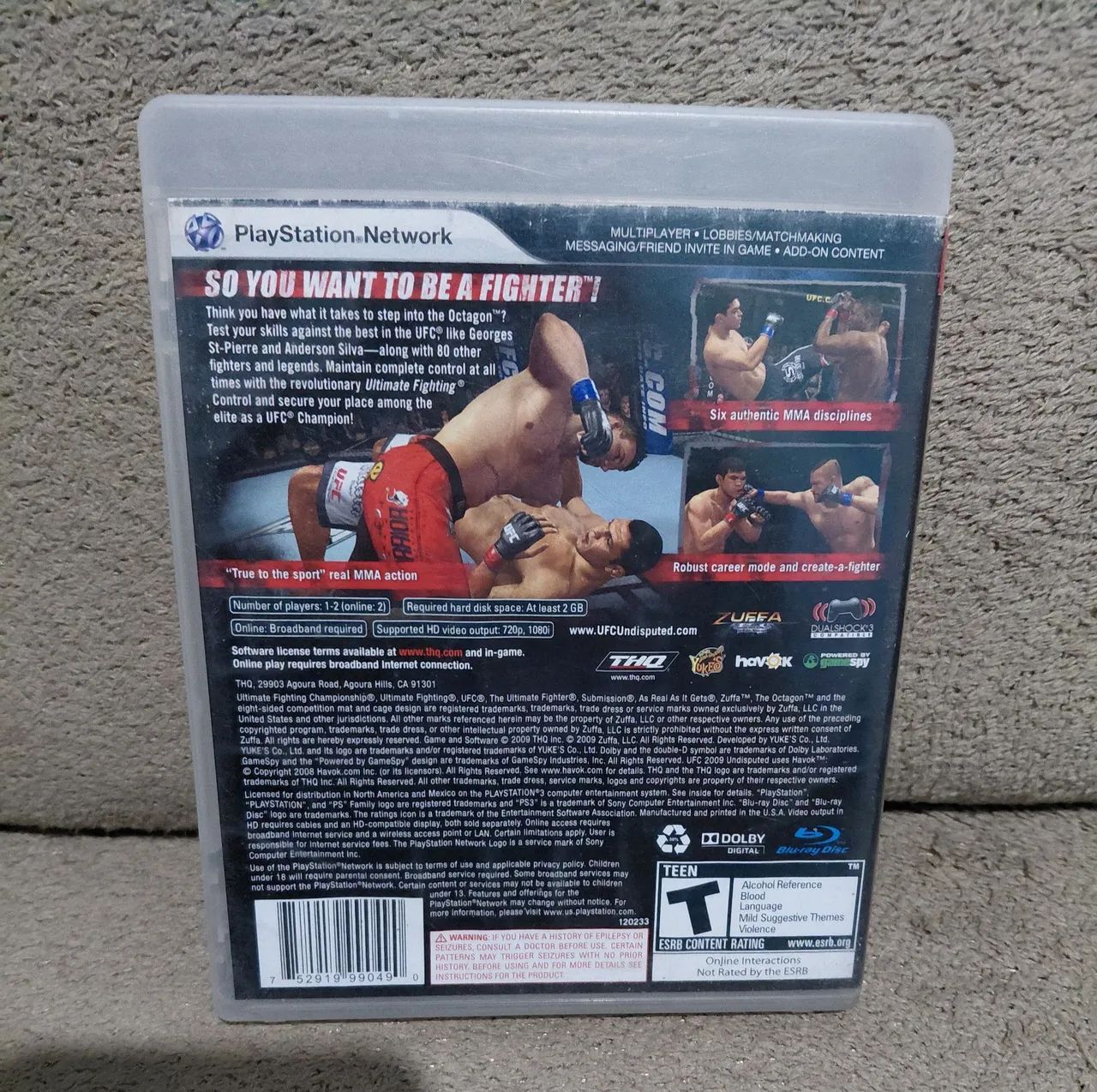 Jogo UFC 2009 ps3  - Foto 4