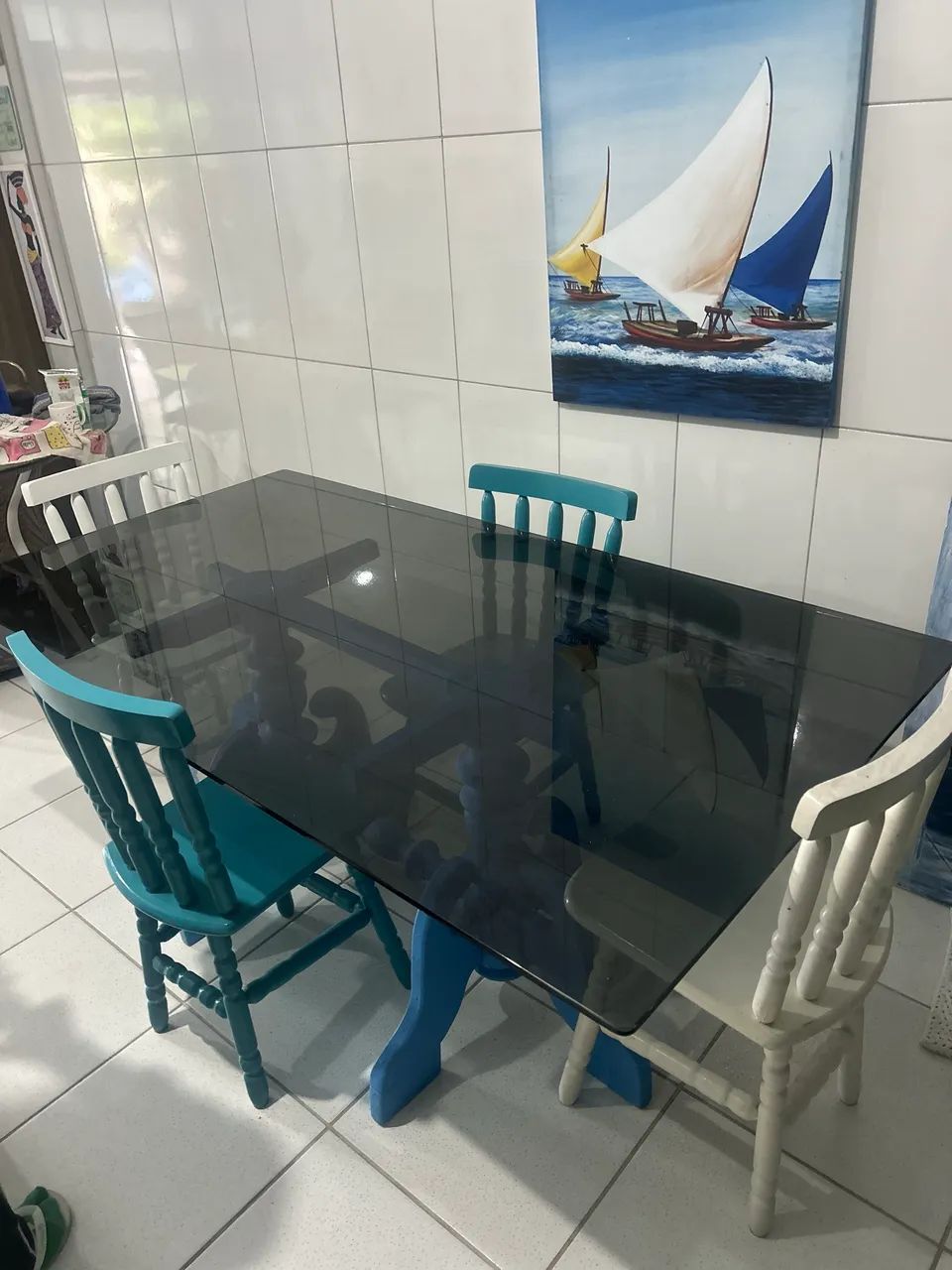 mesa de vidro - Foto 4