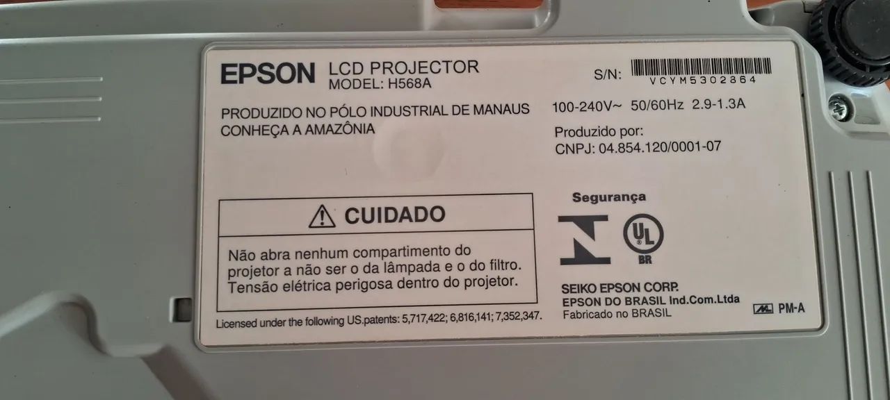 PROJETOR EPSON S 17.$1.000,00 - Foto 3