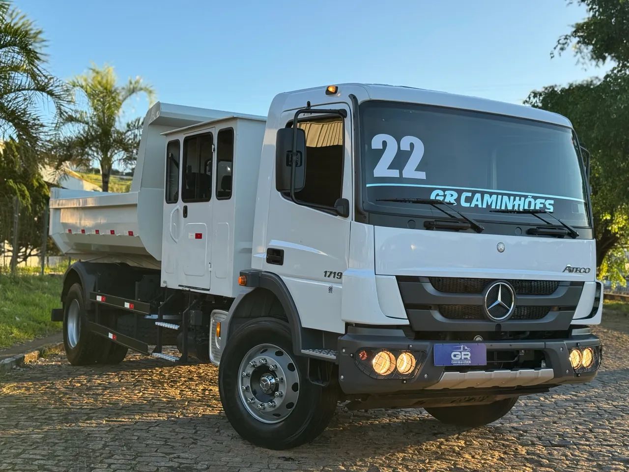 CAMINHÃO MB 1719 ATEGO COM MÓDOLO E CAÇAMBA ENTRA!!! - Foto 3