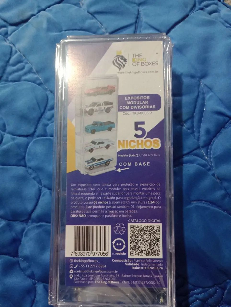 Expositor carrinhos Hot Wheels 1:64 - Foto 2