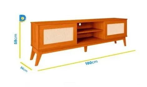RACK ANDROS Tv Até 65 Polegadas 2 Portas 180cm Entrega DF e Entorno - Foto 3