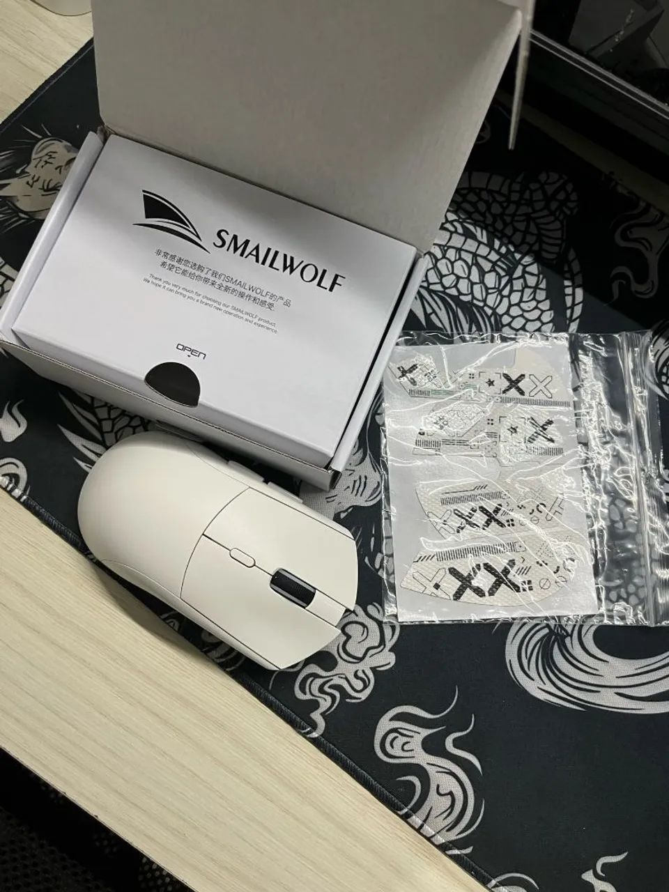 Mouse Tri Mode Paw3311 sem fio Smailwolf RS7 - - Foto 2