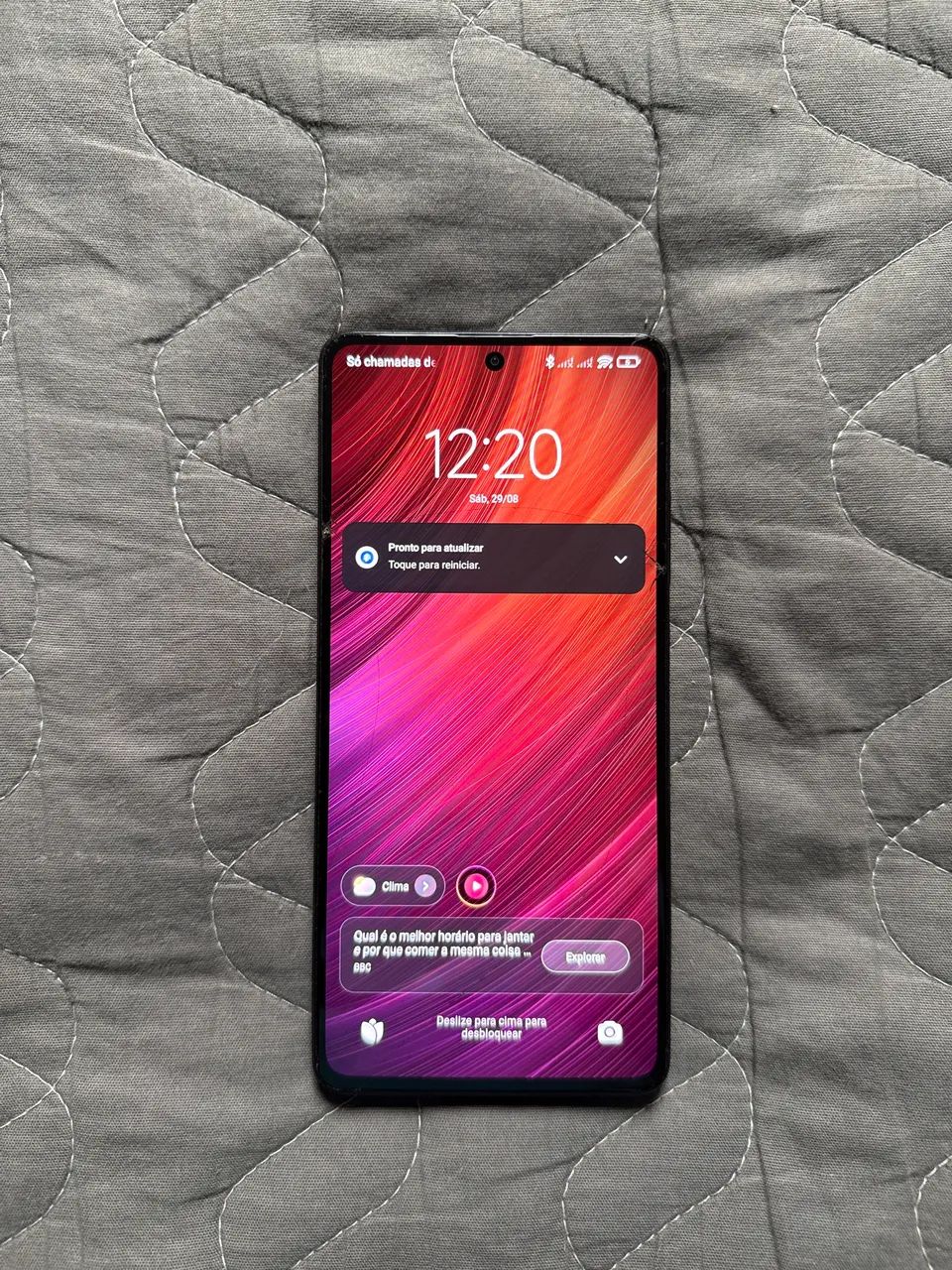 POCO X5 Pro 5G 256GB Preto - Funcionando - Tela Trincada - Foto 2