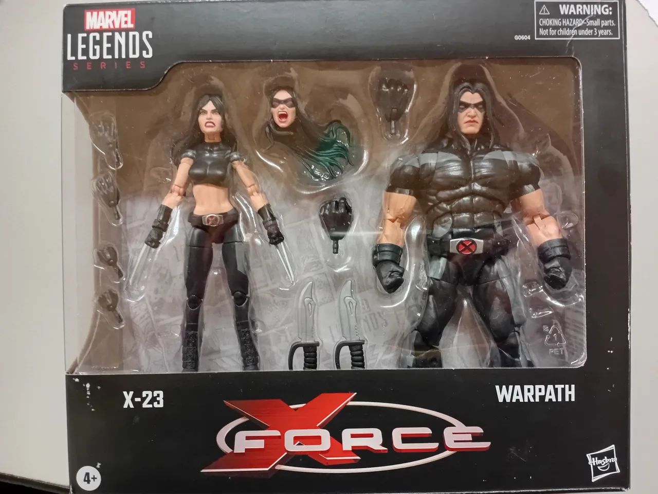 2 pack action figure Hasbro Marvel Legends X-23 e Warpath X-Force